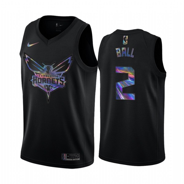 NBA Charlotte Hornets Trikot LaMelo Ball 2 Iridescent HWC Collection Swingman - Herren NBA Charlotte Hornets Trikot LaMelo Ball 2 Iridescent HWC Collection Swingman - Herren